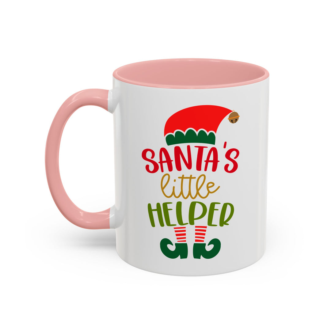 Santa's Little Helper - Accent Coffee Mug (11, 15oz)