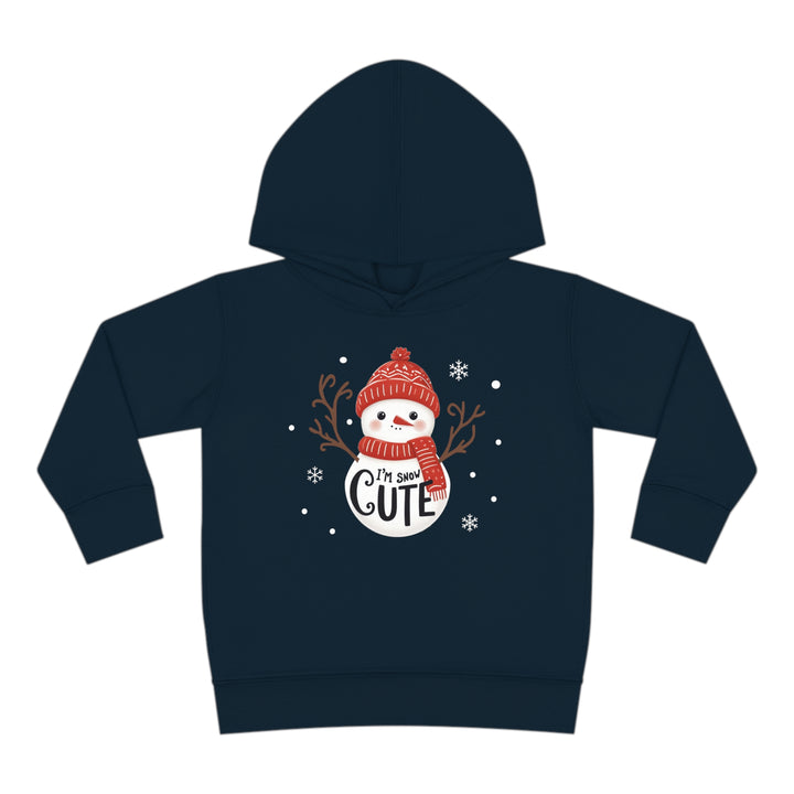 Snow Cute - Toddler Pullover Fleece Hoodie