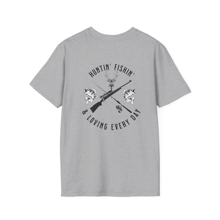 Huntin' Fishin'- Unisex Softstyle T-Shirt
