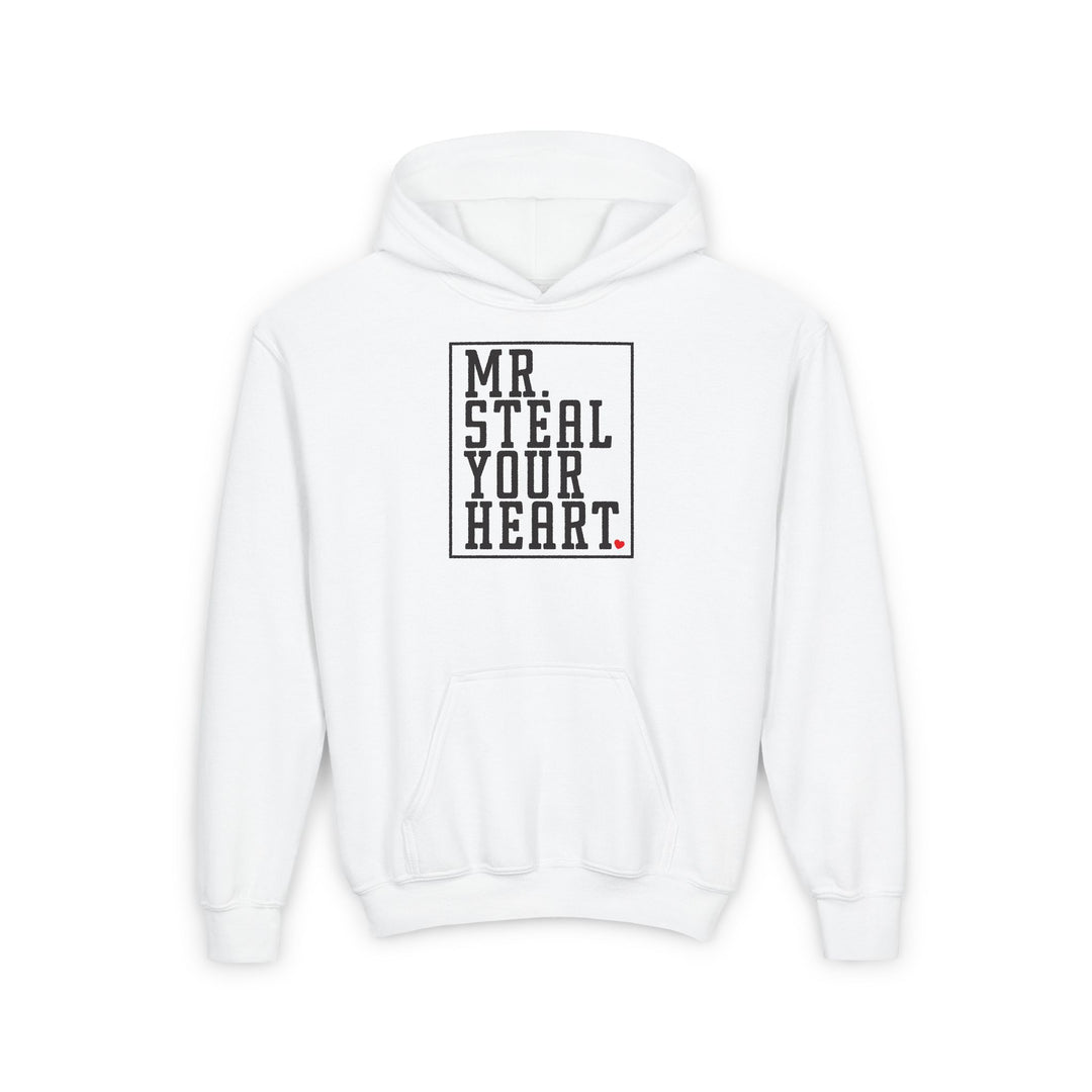 Mr. Steal Your Heart - Youth Heavy Blend Hooded Sweatshirt