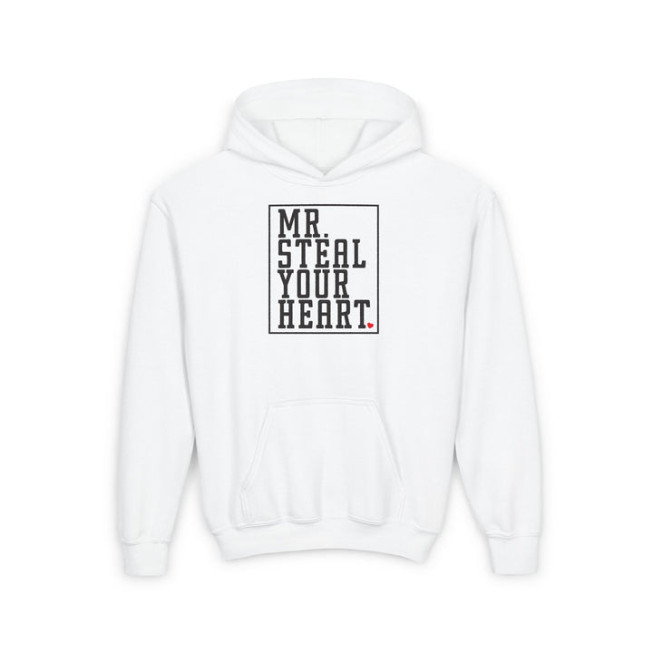 Mr. Steal Your Heart - Youth Heavy Blend Hooded Sweatshirt