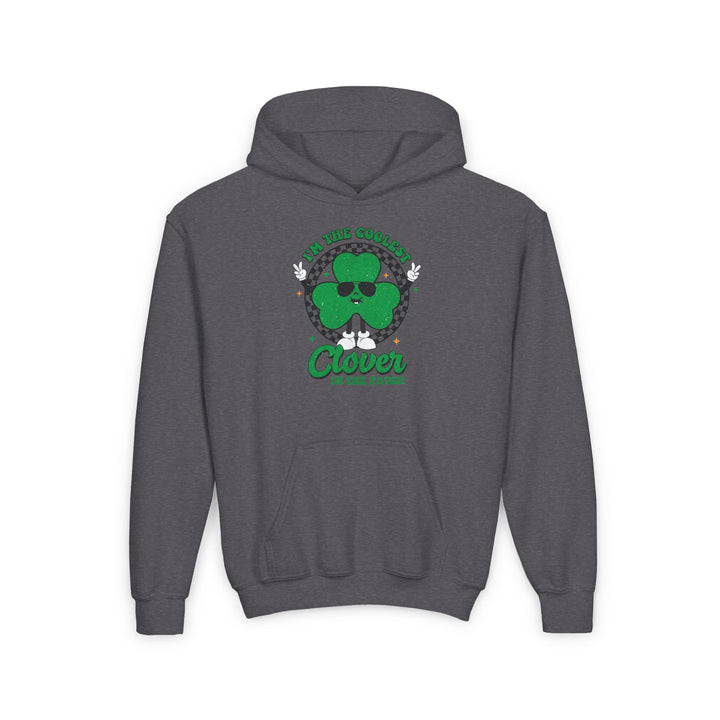Coolest Clover - Youth Heavy Blend Hooded Sweatshirt
