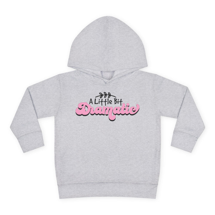 Little Bit Dramatic - Toddler Pullover Fleece Hoodie