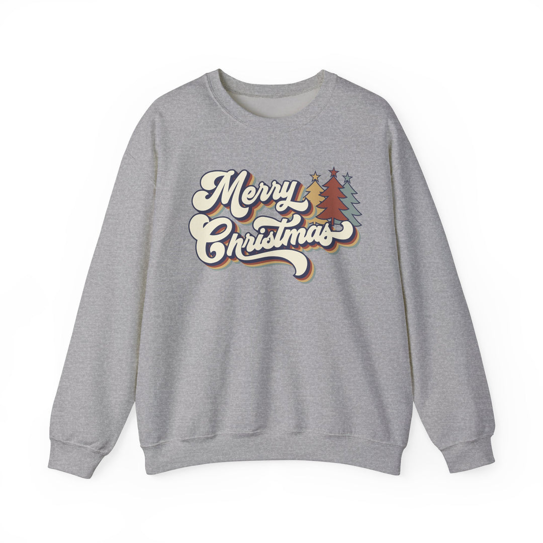 Retro Merry Christmas - Unisex Heavy Blend™ Crewneck Sweatshirt