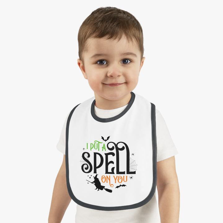 I Put A Spell On You - Baby Contrast Trim Jersey Bib
