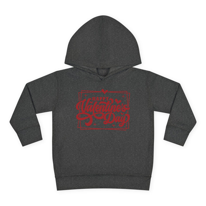 Happy Valentine's Day W/Hearts - Toddler Pullover Fleece Hoodie