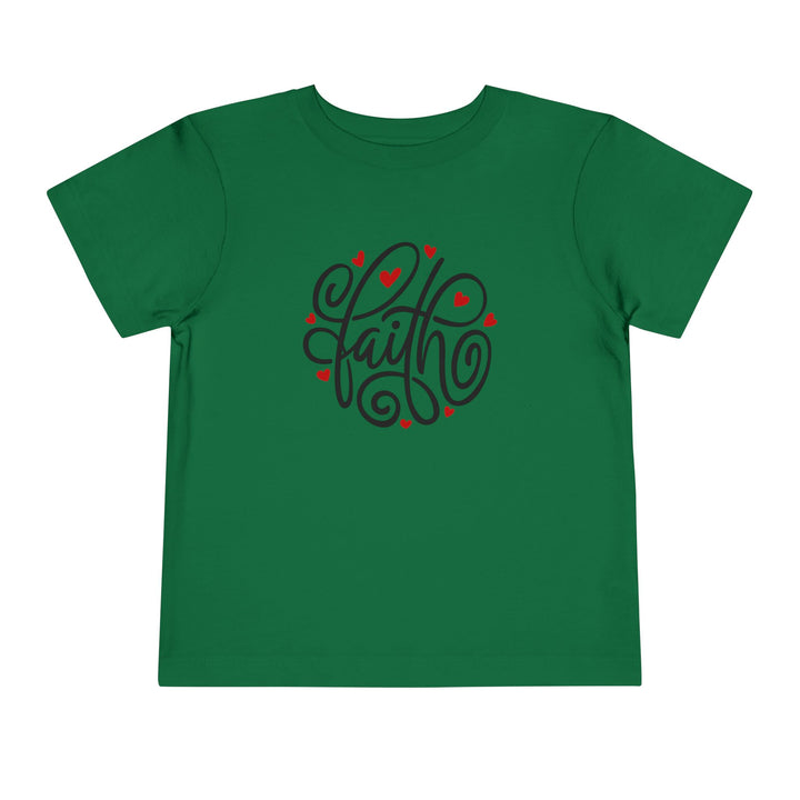 Faith Hearts - Toddler Short Sleeve Tee