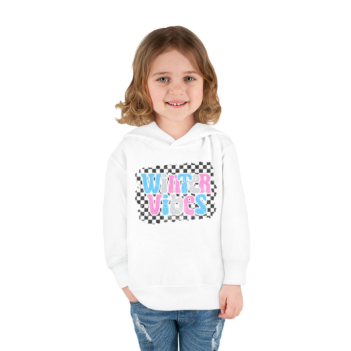 Winter Vibes - Toddler Pullover Fleece Hoodie