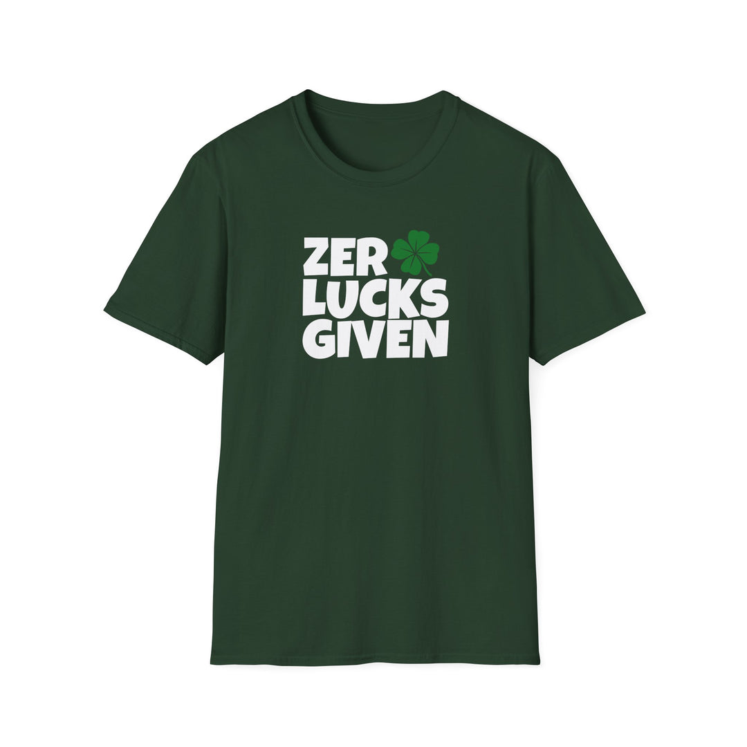Zero Lucks Given - Unisex Softstyle T-Shirt