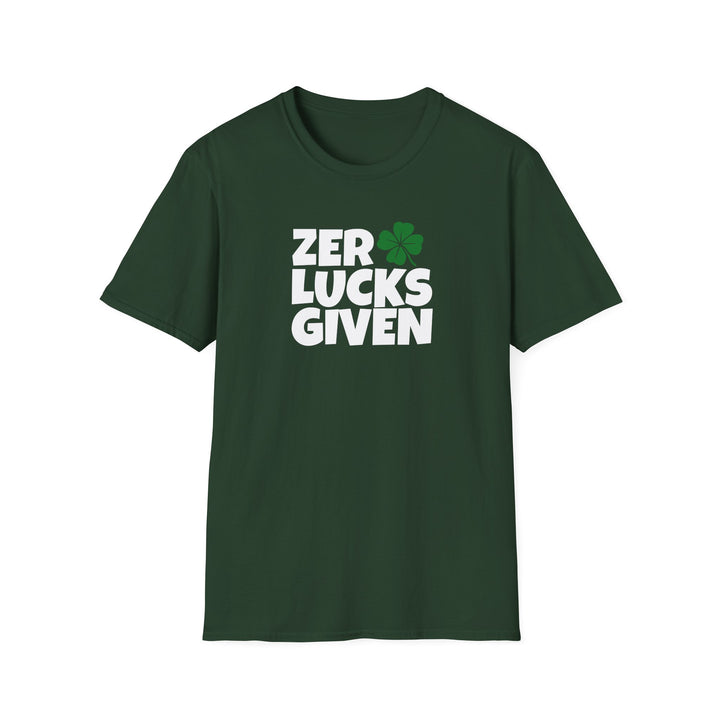 Zero Lucks Given - Unisex Softstyle T-Shirt