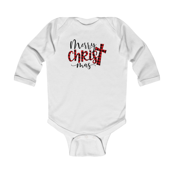 Merry Christ Mas - Infant Long Sleeve Bodysuit