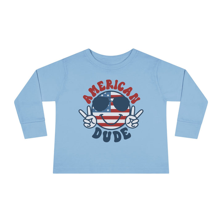 American Dude - Toddler Long Sleeve Tee
