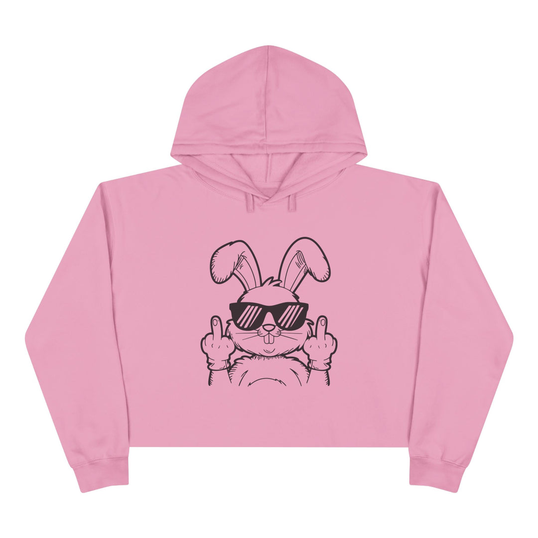 Middle Finger - Crop Hoodie