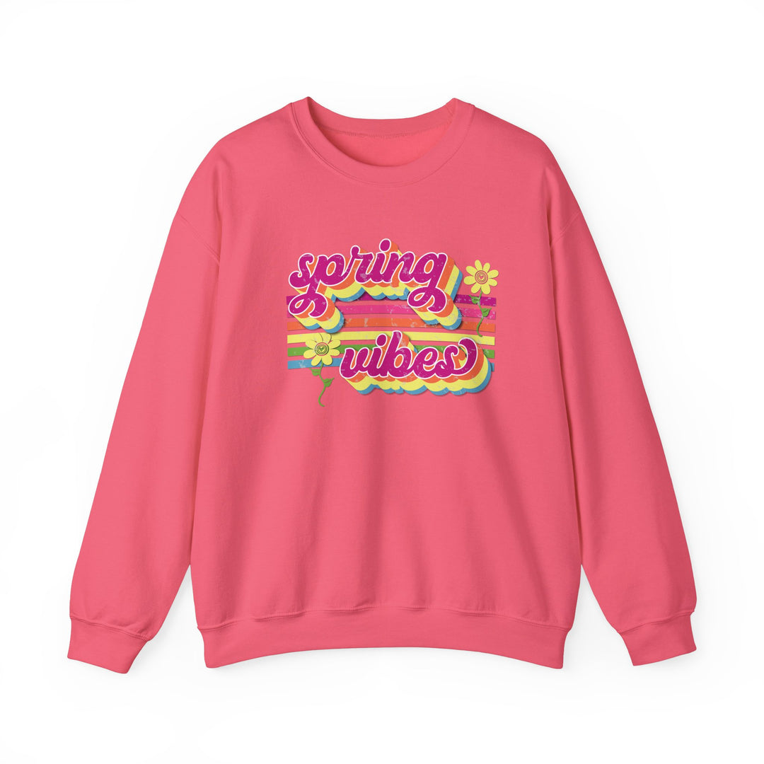Spring Vibes Retro - Unisex Heavy Blend™ Crewneck Sweatshirt