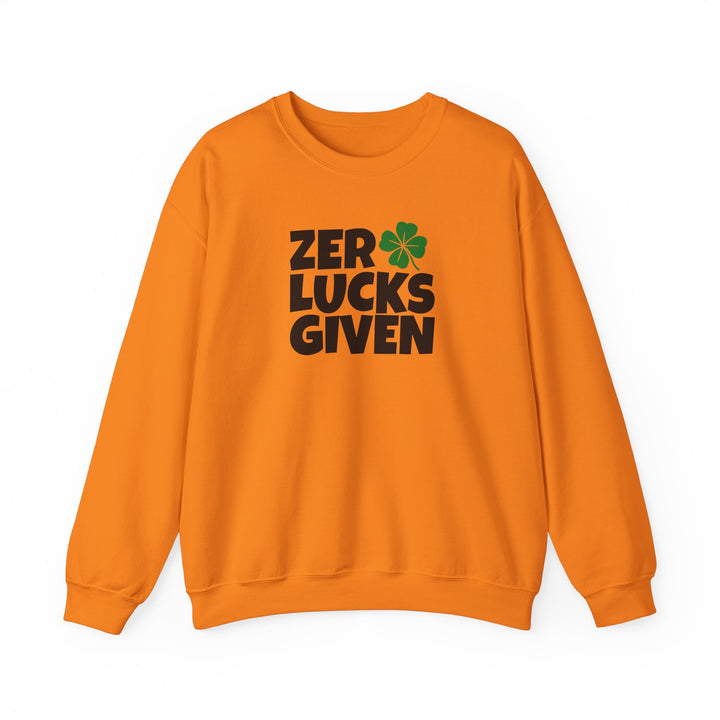Zero Lucks Given - Unisex Heavy Blend™ Crewneck Sweatshirt