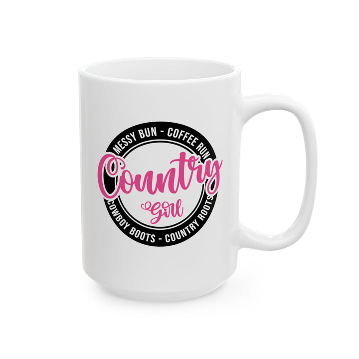 Country Girl - Ceramic Mug, (11oz, 15oz)