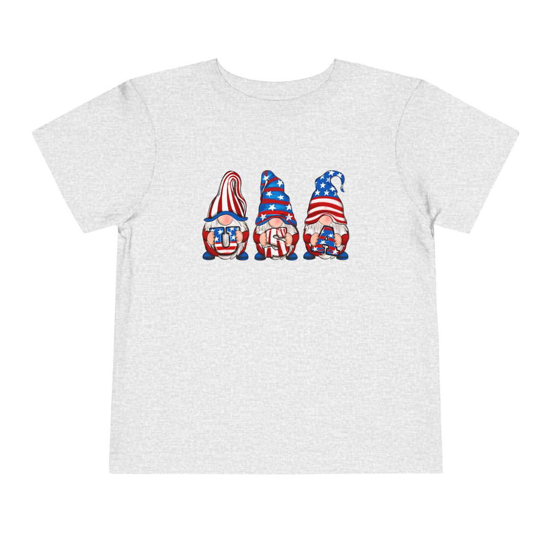 4th Of July Gnomes - Toddler Short Sleeve Tee