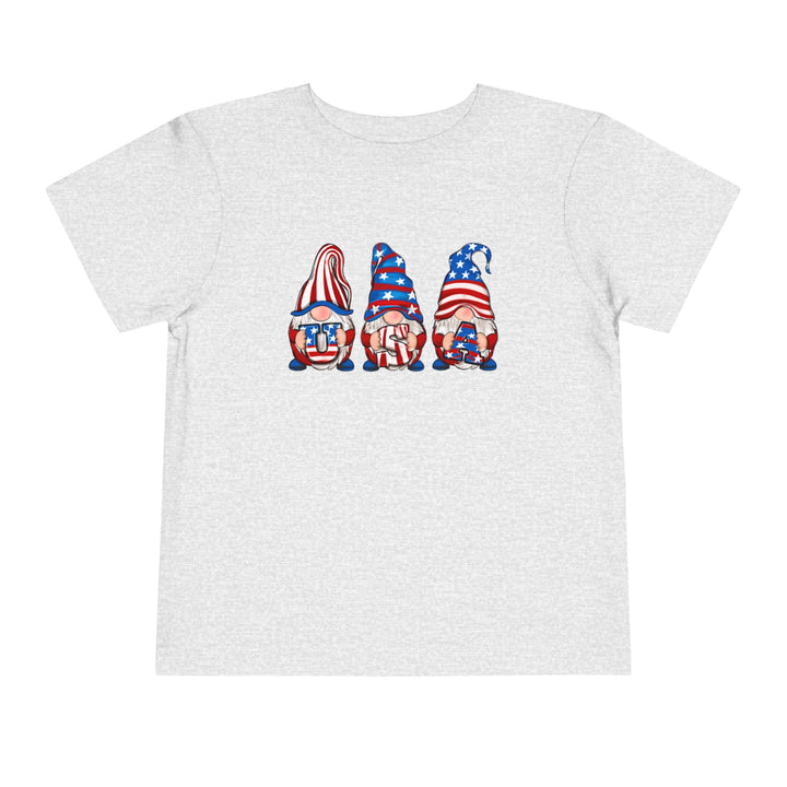 4th Of July Gnomes - Toddler Short Sleeve Tee