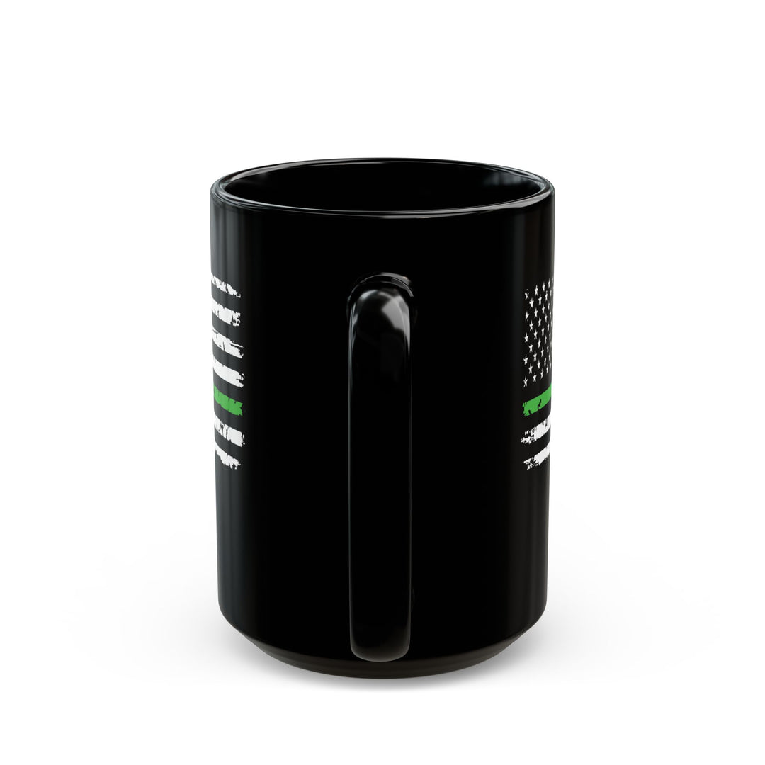 Green Line Flag - Black Mug (11oz, 15oz)