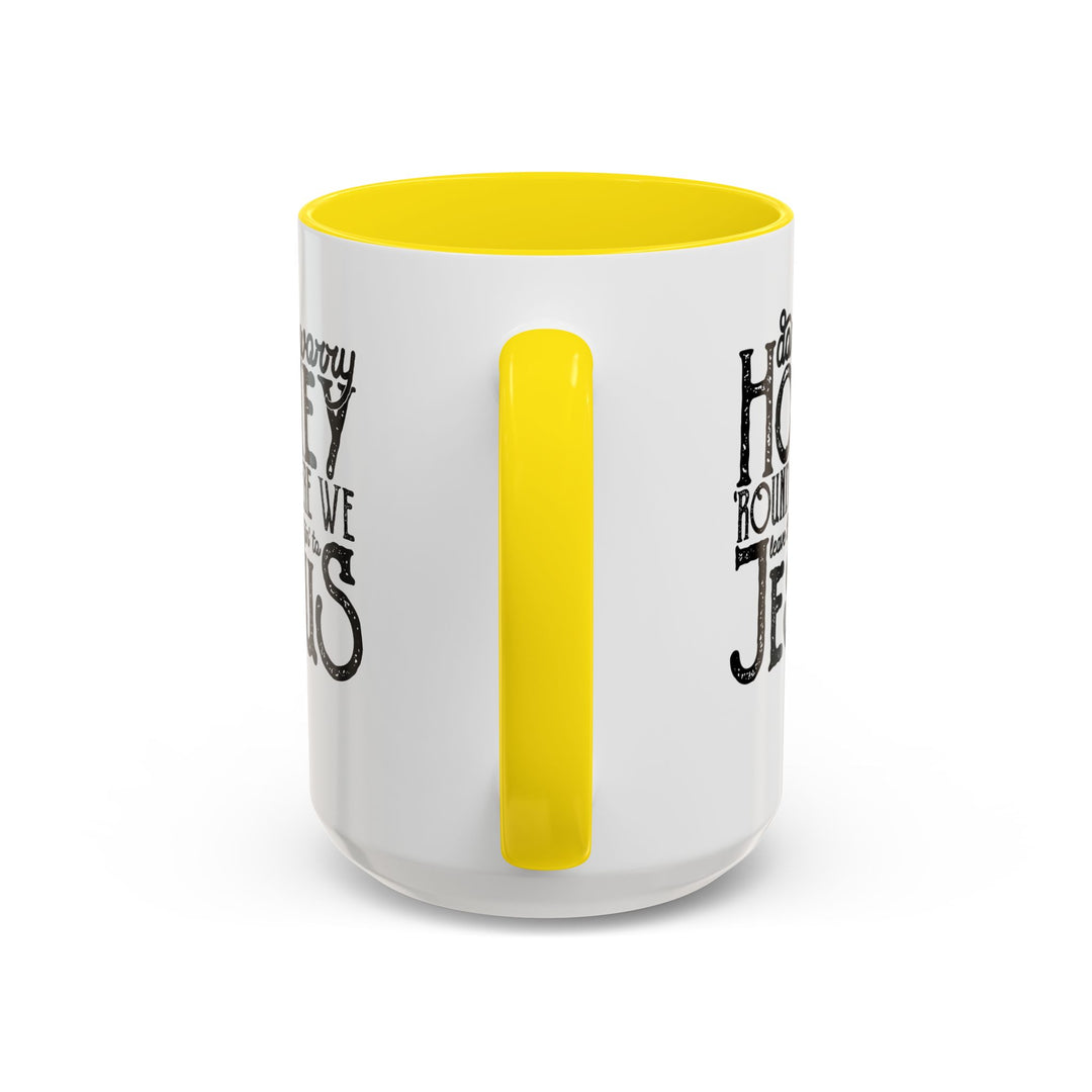 Judgin To Jesus - Accent Coffee Mug (11, 15oz)