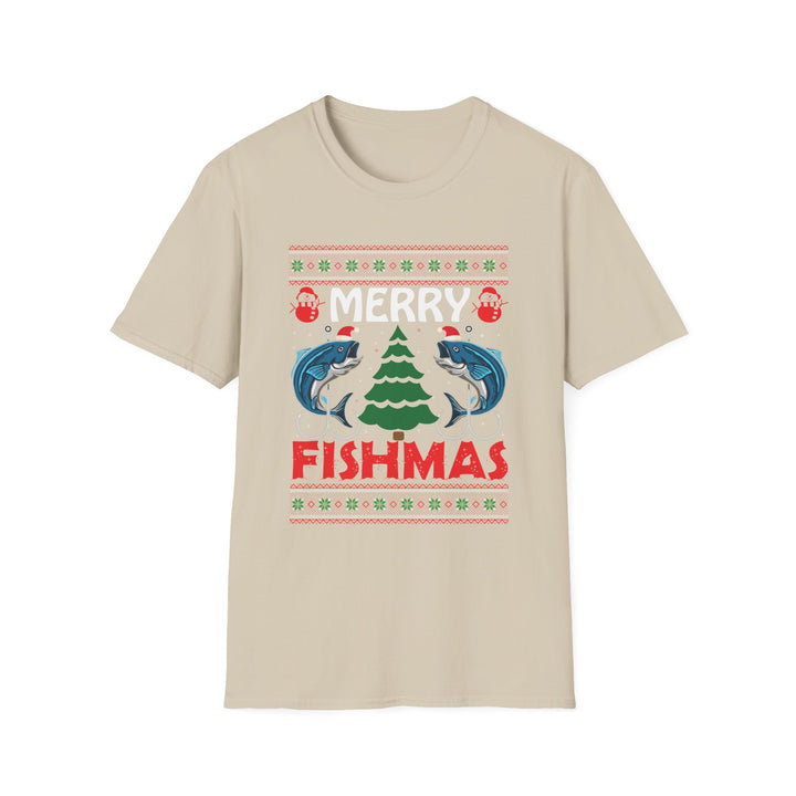 Merry Fishmas - Unisex Softstyle T-Shirt