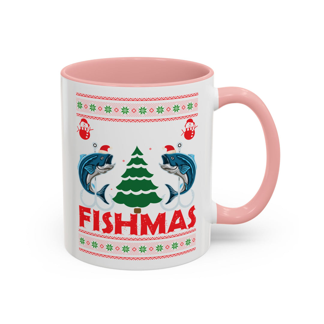Merry Fishmas - Accent Coffee Mug (11, 15oz)