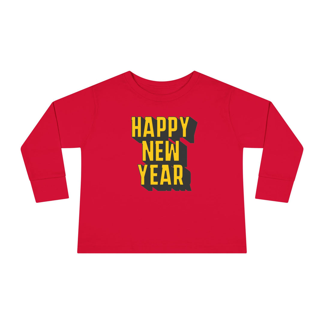 Block Happy New Year - Toddler Long Sleeve Tee
