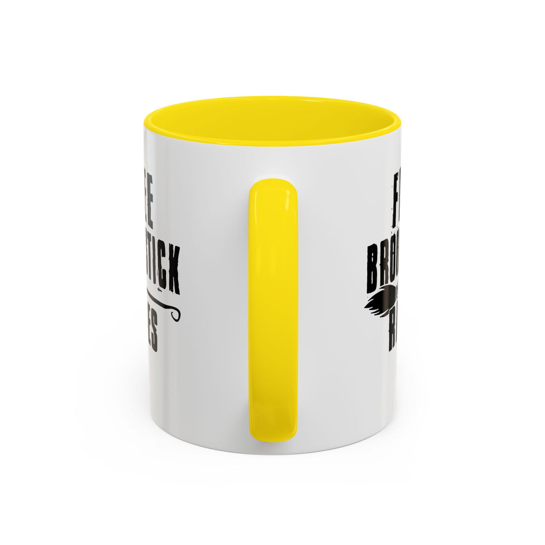 Free Broomstick Rides - Accent Coffee Mug (11, 15oz)