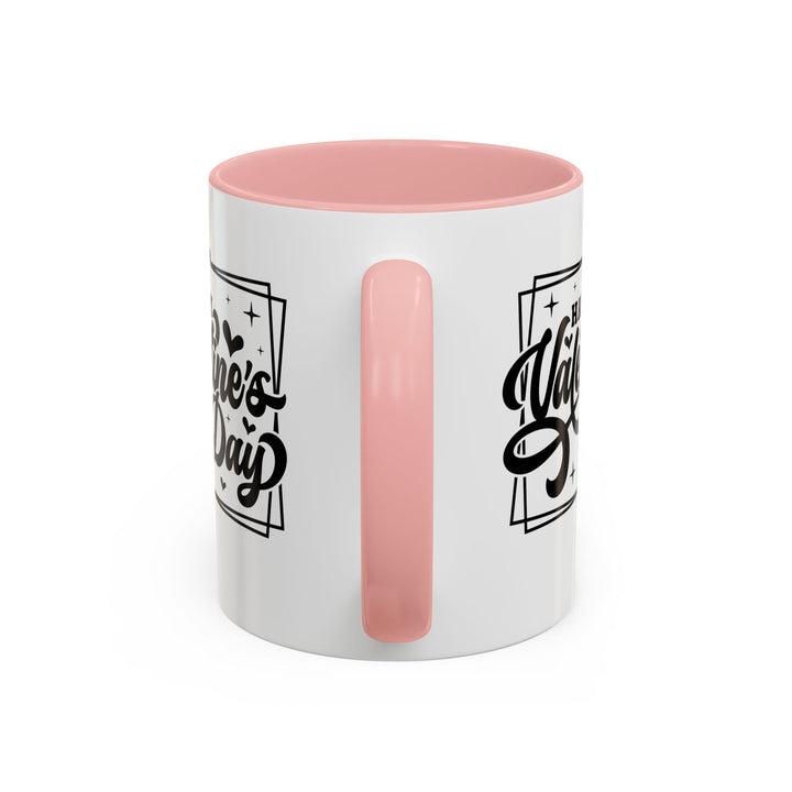 Happy Valentine's Day W/Hearts - Accent Coffee Mug (11, 15oz)