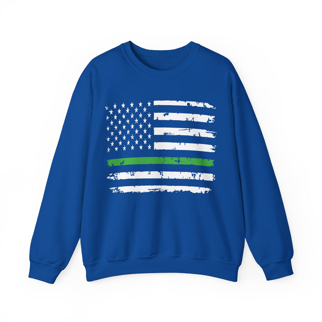 Green Line Flag - Unisex Heavy Blend™ Crewneck Sweatshirt
