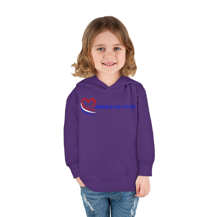 American Cutie - Toddler Pullover Fleece Hoodie