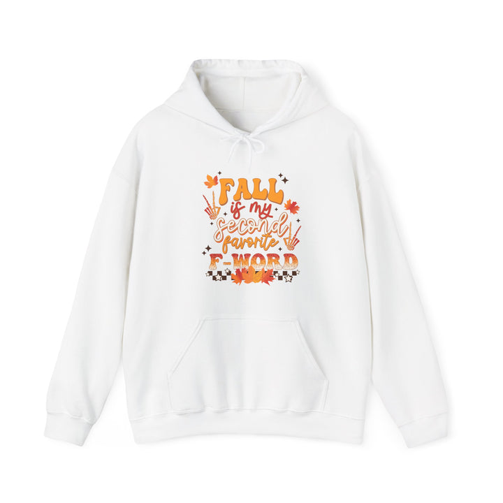 Fall Is My Second Favorite F Word - Unisex Heavy Blend™ Hooded Sweatshirt