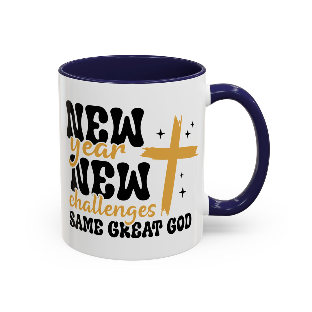 New Year Same Great God - Accent Coffee Mug (11, 15oz)