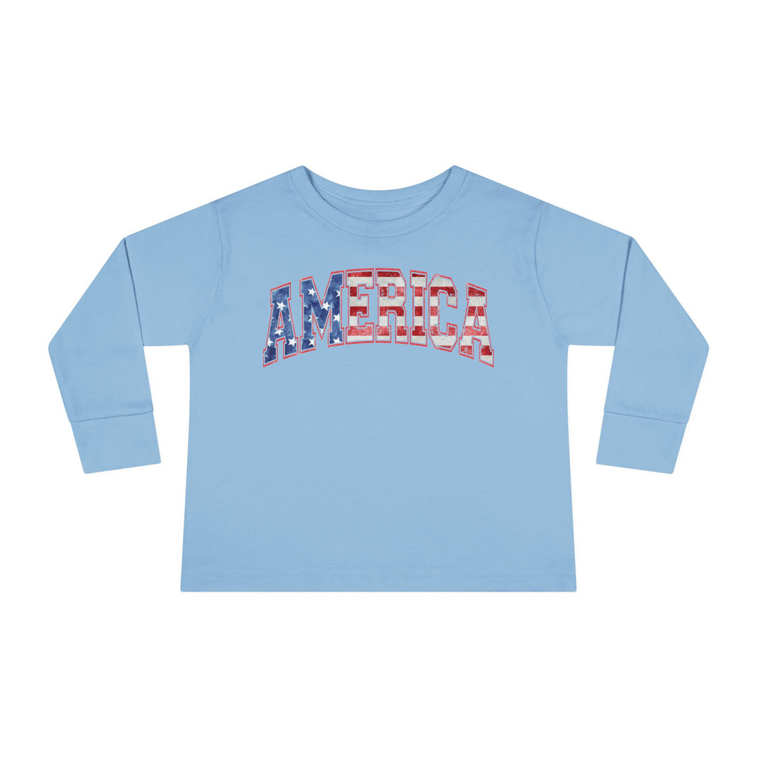 America - Toddler Long Sleeve Tee