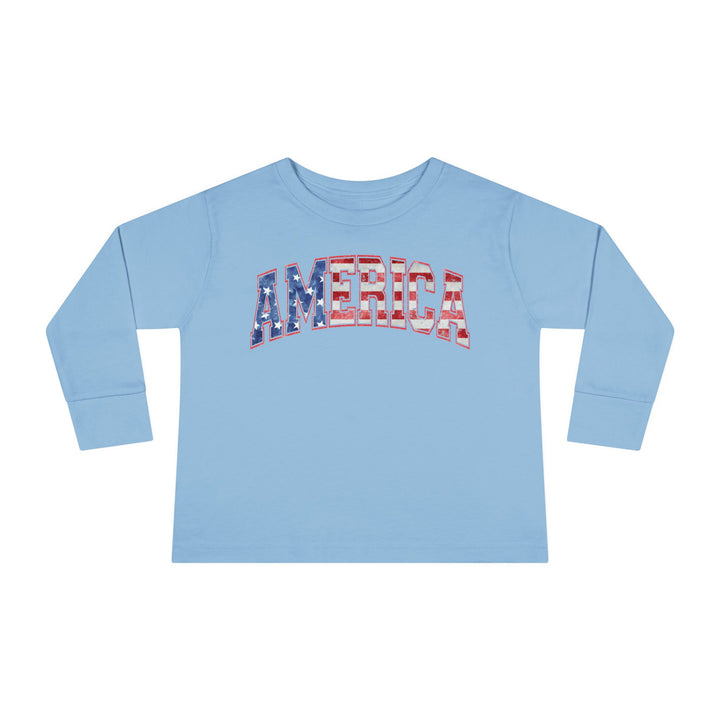 America - Toddler Long Sleeve Tee