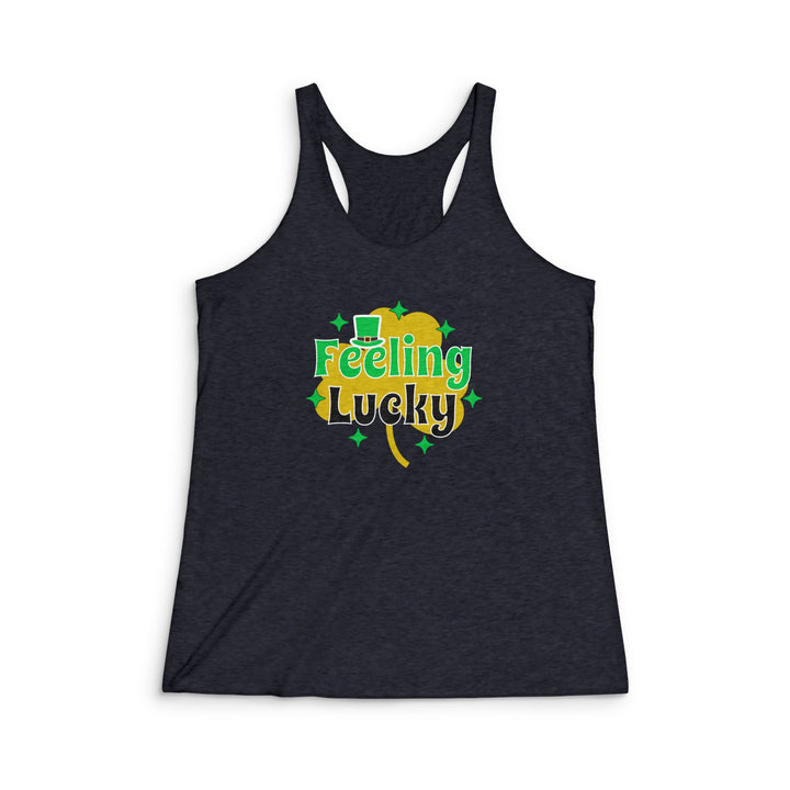 Feeling Lucky - Women's Tri-Blend Racerback Tank