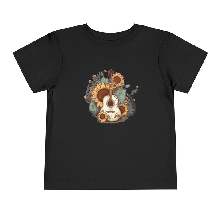 Sunflower Guitar - Toddler Short Sleeve Tee