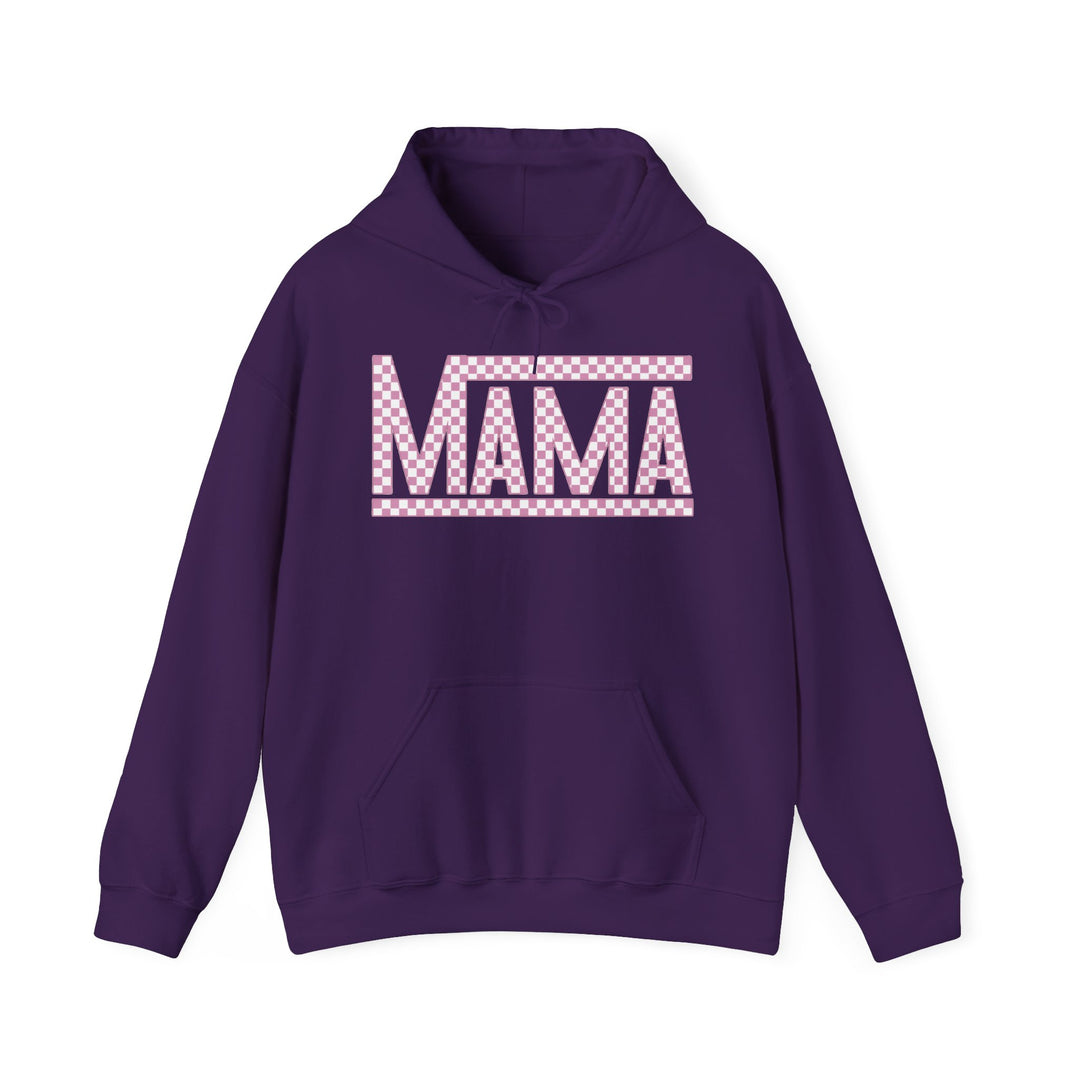 Pink Check Mama - Unisex Heavy Blend™ Hooded Sweatshirt