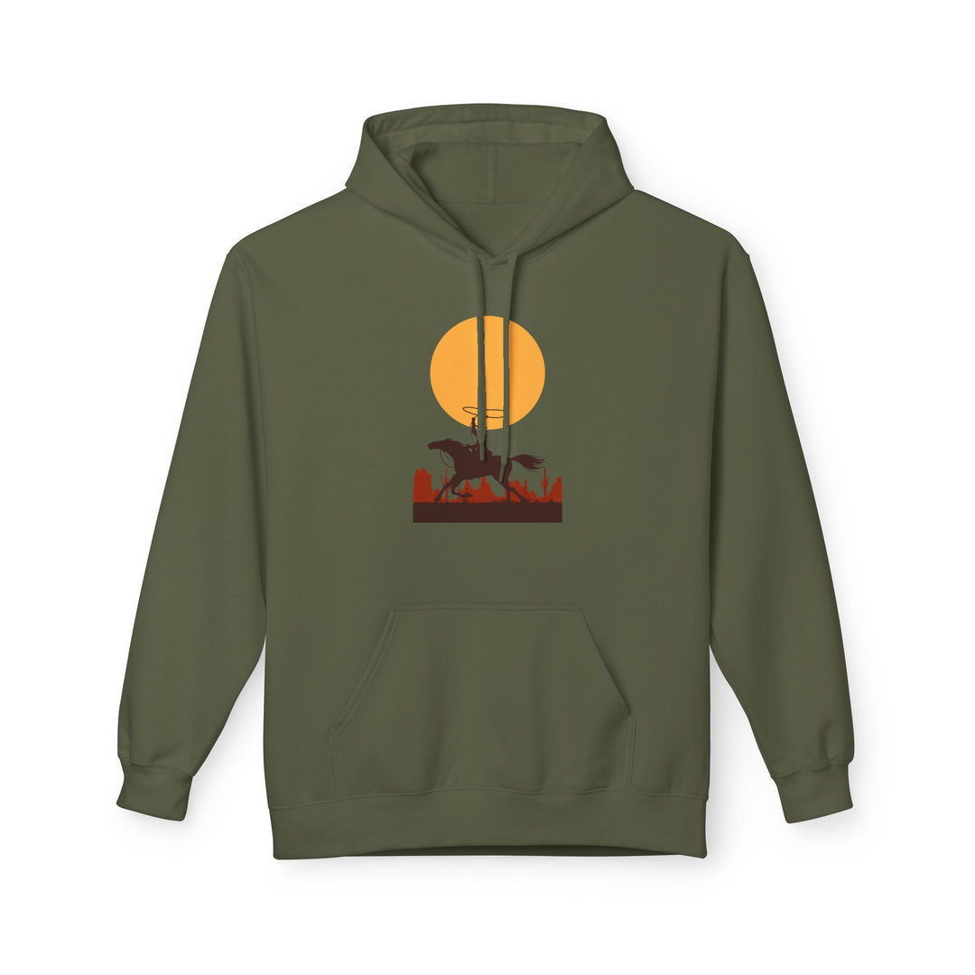 Roping The Moon - Unisex Midweight Softstyle Fleece Hoodie