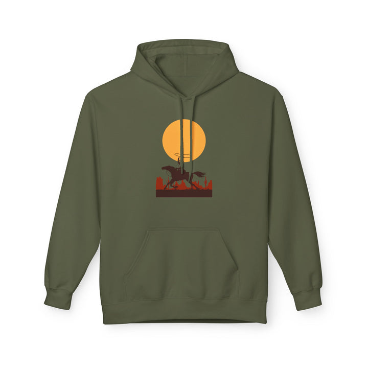 Roping The Moon - Unisex Midweight Softstyle Fleece Hoodie