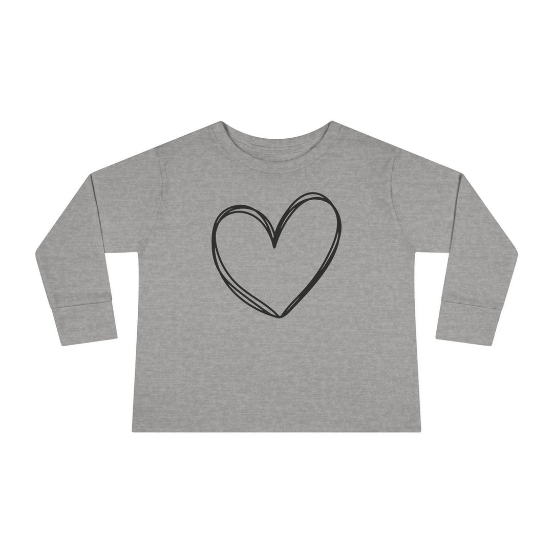 Heart - Toddler Long Sleeve Tee