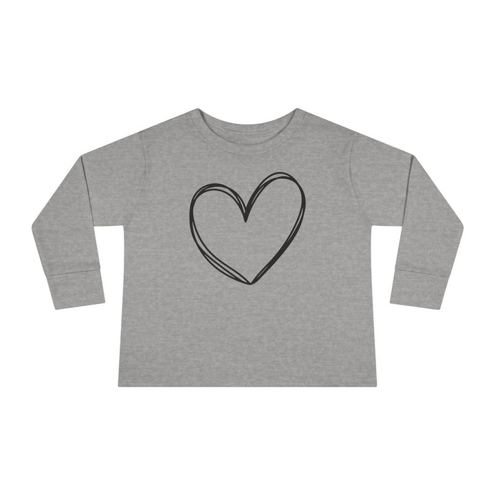 Heart - Toddler Long Sleeve Tee