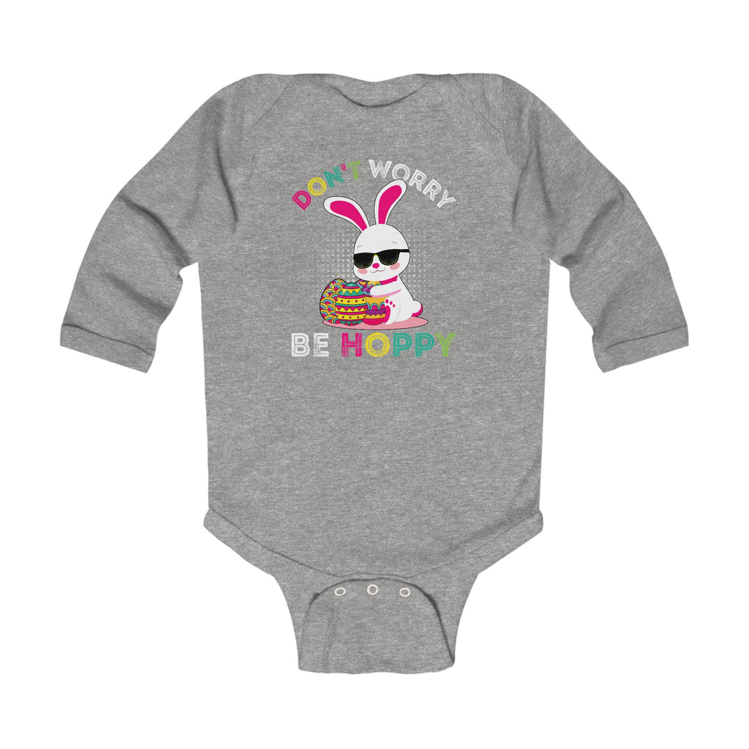 Don't Worry Be Hoppy - Infant Long Sleeve Bodysuit