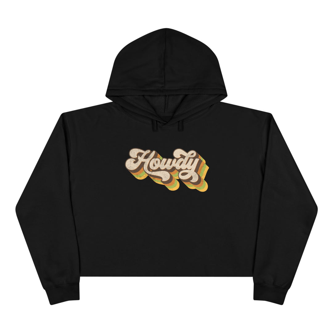 Howdy - Crop Hoodie
