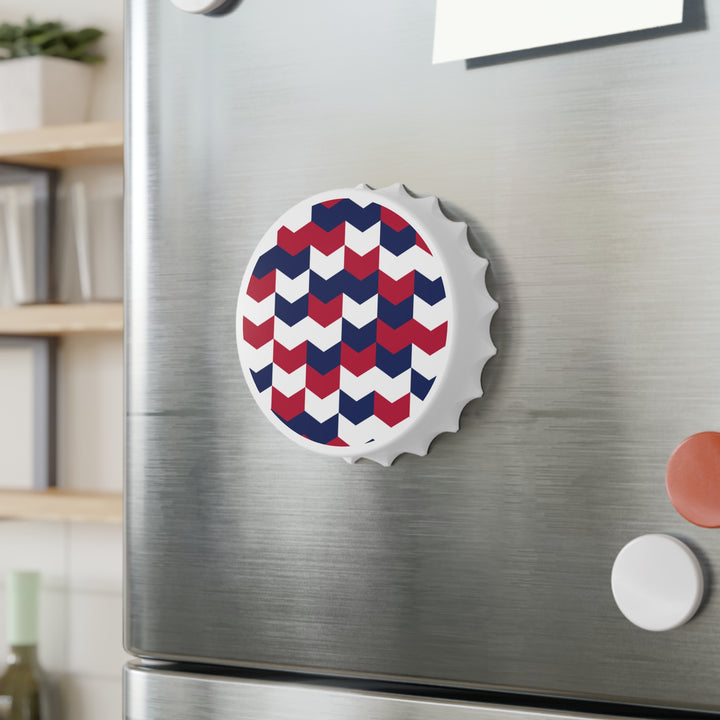 Patriotic Abstract - Bottle Opener