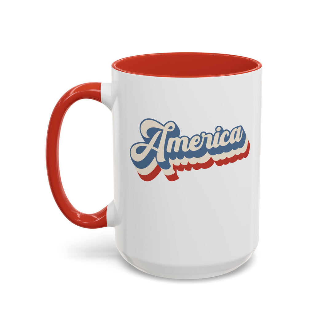 Retro America - Accent Coffee Mug (11, 15oz)
