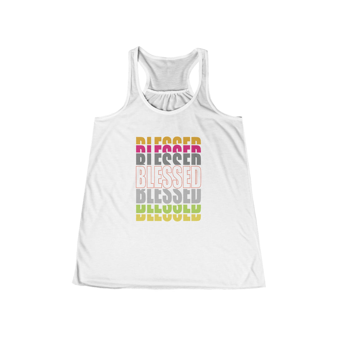 Blessed - Women's Flowy Racerback Tank