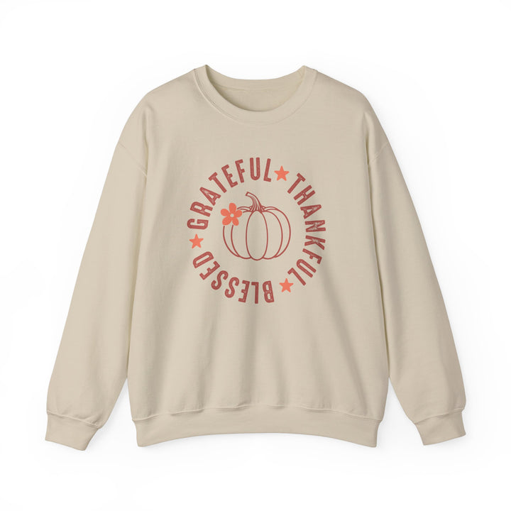 Grateful Thankful Blessed - Unisex Heavy Blend™ Crewneck Sweatshirt