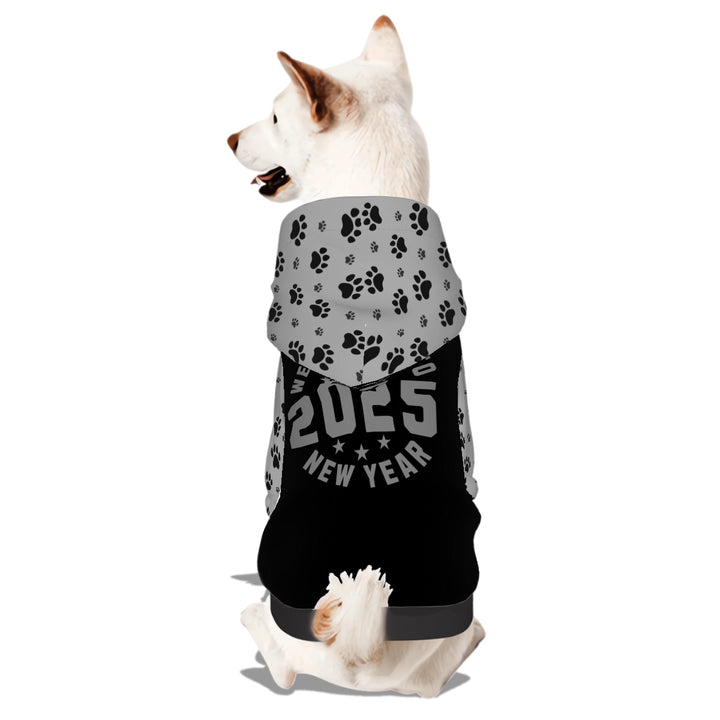 Welcome To The New Year - Small Dog Hoodie Pet Clothes Multi-Faceted Design