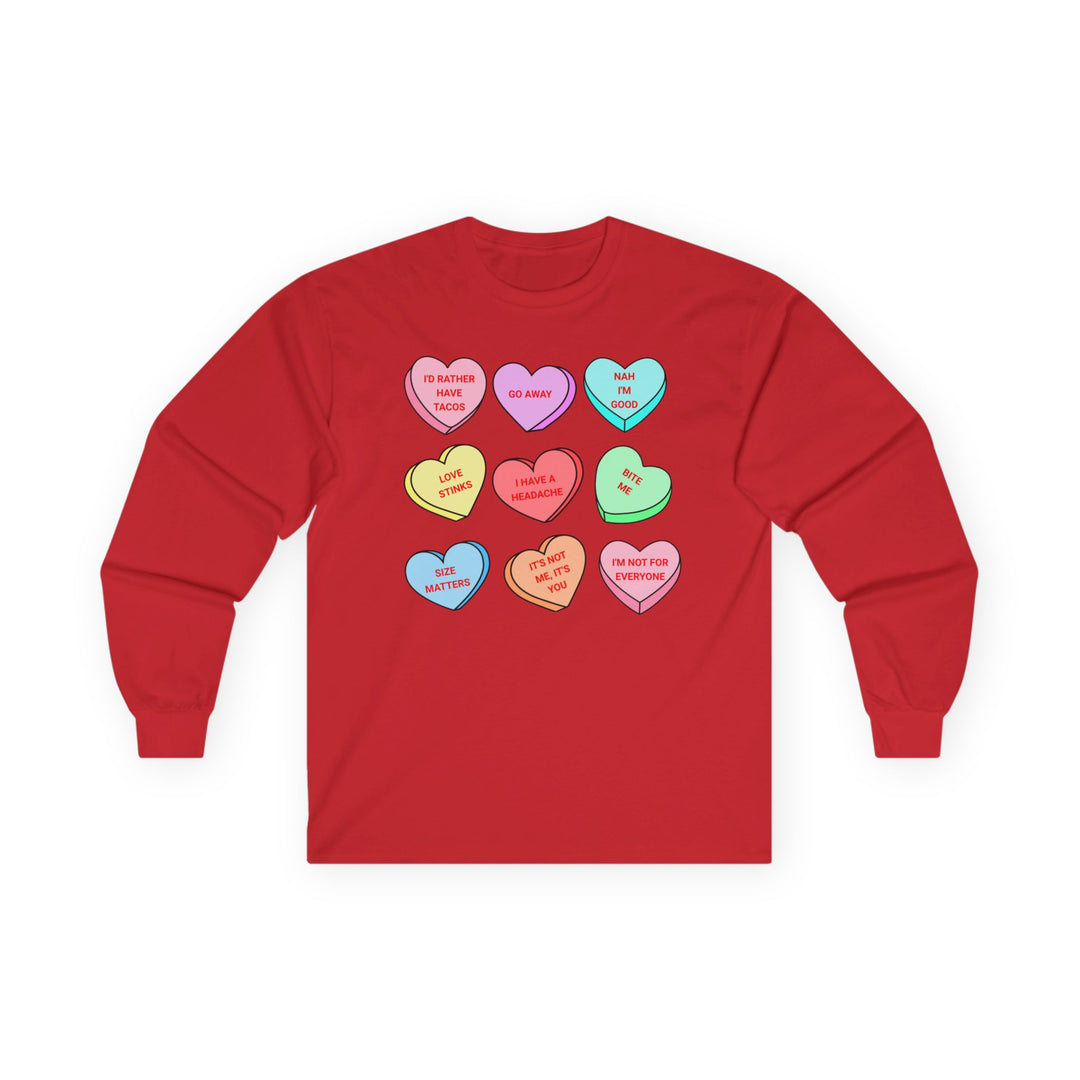 Conversation Hearts - Unisex Ultra Cotton Long Sleeve Tee